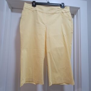 Yellow Capri Pants